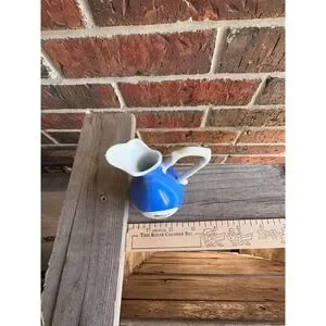 Six Flags Over Texas | Accents | Six Flags Over Texas Pitcher Mini Blue ...